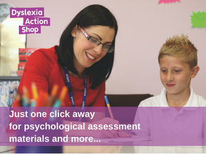 Dyslexia Action Shop Ad