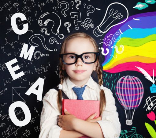 An image showing the creative potential of a girl with ADHD and dyslexia